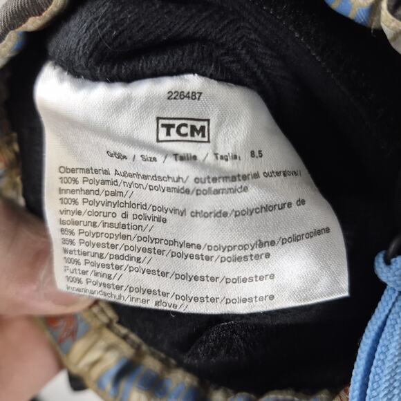 Boarding Division Snowboarding Ski Gloves Gray Mens Size 8.5 Thinsulate 100 Gram - Picture 7 of 9